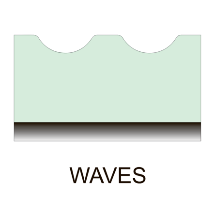 Держатель EASY FIT с профилем - волны (WAVES)